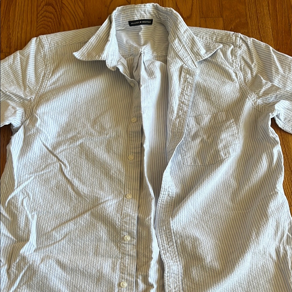 Brandy Melville Stephanie stripe Shirt